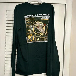 NWT columbia phg men’s long sleeve tshirt graphic size lg green